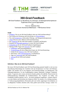 360-Grad-Feedback - Benutzer-Homepage