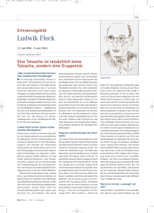 Ludwik Fleck - BIOspektrum