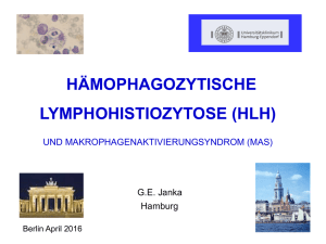 hämophagozytische lymphohistiozytose (hlh)
