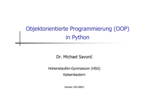 (OOP) in Python
