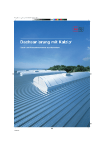 Dachsanierung mit Kalzip - Tata Steel Construction
