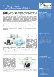 QlikView In-Memory-Technologie