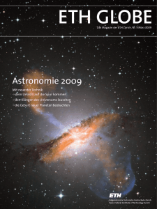 ETH Globe, Astronomie - ETH E-Collection