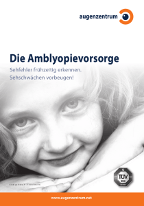Amblyopievorsorge Infobroschüre