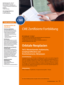 Orbitale Neoplasien