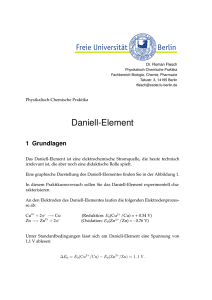 Daniell-Element - Physikalisch