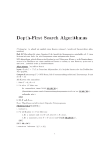 Depth-First Search Algorithmus
