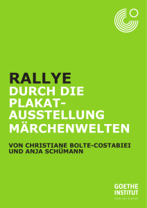Rallye Plakatausstellung - Goethe