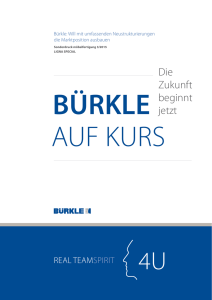 Die Zukunft beginnt jetzt - Robert Bürkle GmbH Freudenstadt