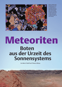 Meteoriten - Universität Heidelberg