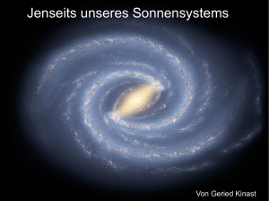Jenseits unseres Sonnensystems