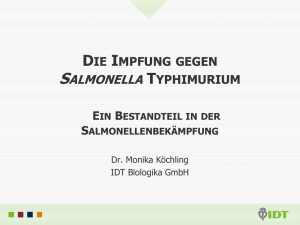 03. Die Impfung gegen Salmonella Typhimurium