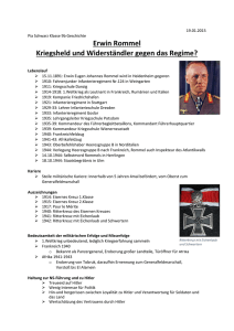 Erwin Rommel Kriegsheld und Widerständler gegen das