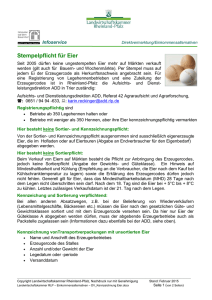 Stempelpflicht für Eier - Landwirtschaftskammer Rheinland