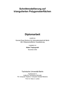 Diplomarbeit - Zuse Institute Berlin