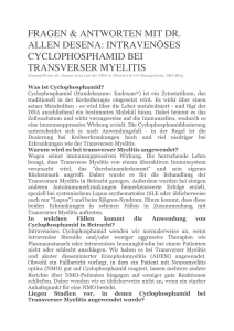 Intravenöses Cyclophosphamid bei TM