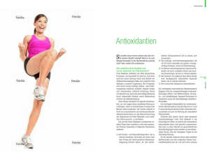 Antioxidantien - Feel the energy