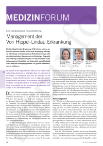 Management der Von Hippel-Lindau Erkrankung