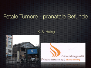 fetale Tumore Heling.key