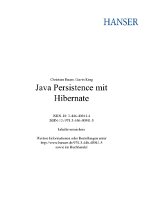 Java Persistence mit Hibernate