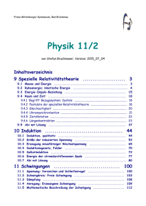 Physik 11/2 - Franz-Miltenberger