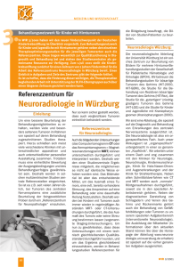 Neuroradiologie in Würzburg - Deutsche Kinderkrebsstiftung