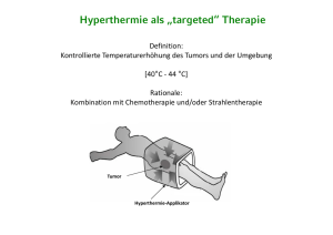 Hyperthermie als „targeted“ Therapie