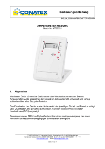 Amperemeter, digital - MESURA