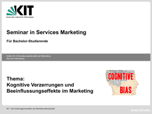 Seminar in Services Marketing