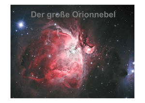 Der große Orionnebel Der große Orionnebel