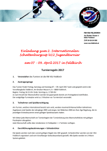 Einladung zum 2. Internationalen Schattenburgcup U12