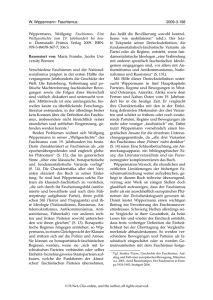 Faschismus 2009-3-198 Wippermann, Wolfgang - H-Soz-Kult