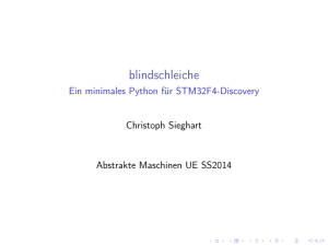 blindschleiche - Ein minimales Python für STM32F4