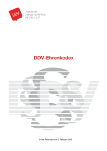 DDV Ehrenkodex 2014