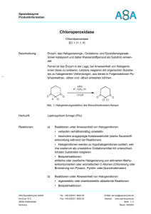 Produktdatenblatt Chloroperoxydase de