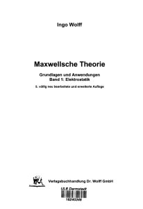 Maxwellsche Theorie