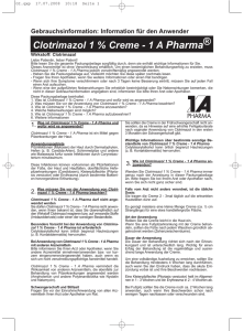 Clotrimazol 1 % Creme - 1 A Pharma® - apotal.de