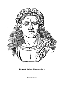 Referat: Kaiser Konstantin I.