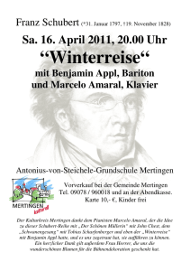 Winterreise - Gemeinde Mertingen