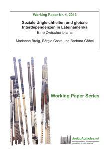 Working Paper Series - Ibero