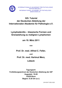 Anamnesen als  - Internationale Akademie für Pathologie