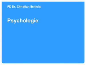 Psychologie - Christian Schicha