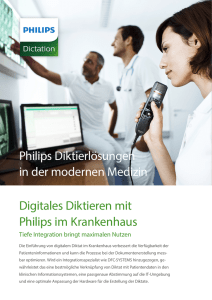 Digitales Diktieren mit Philips im Krankenhaus - DFC