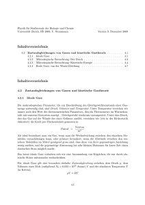 Zustandsgleichungen - Universität Zürich