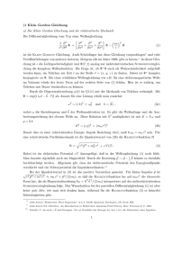 Klein–Gordon Gleichung