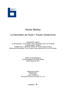 Hector Berlioz - Stadtbibliothek