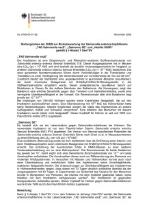 Salmonella enterica-Impfstämme (2006) (pdf, 50 KB, nicht barrierefrei)