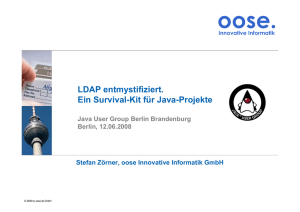 LDAP entmystifiziert. Ein Survival-Kit für Java-Projekte