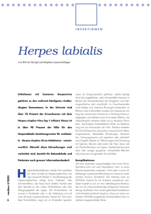 Herpes labialis - Praxis für Dermatologie