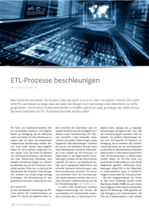 ETL-Prozesse beschleunigen